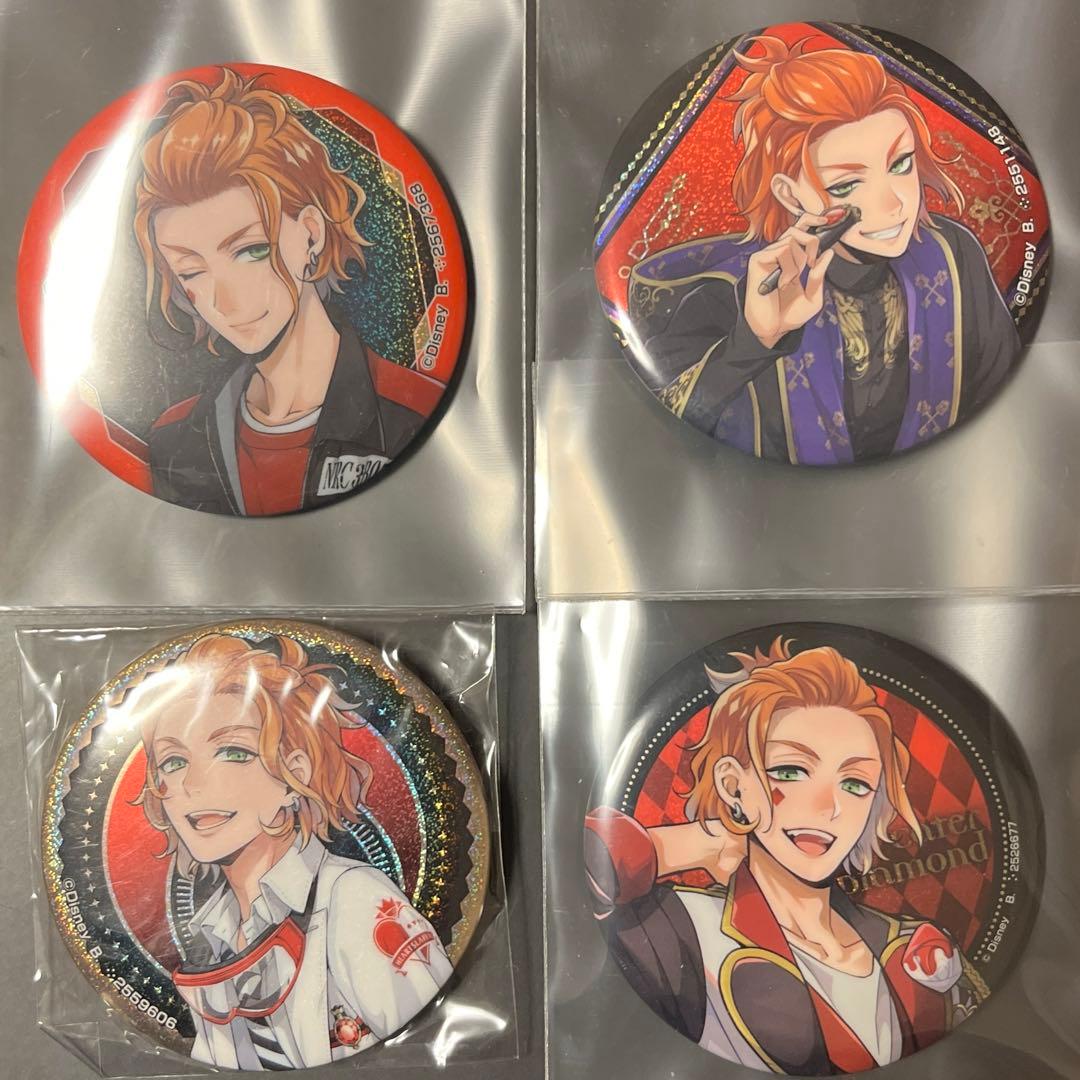 ツイステ ケイト 缶バッジ カプ缶 寮服 実験服 式典服 体操服