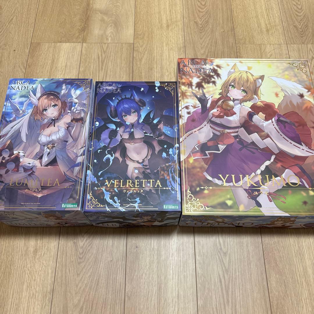 アルカナディア(ルミティア、ヴェルルッタ、ユクモ)特典付 組み立て済み ジャンク