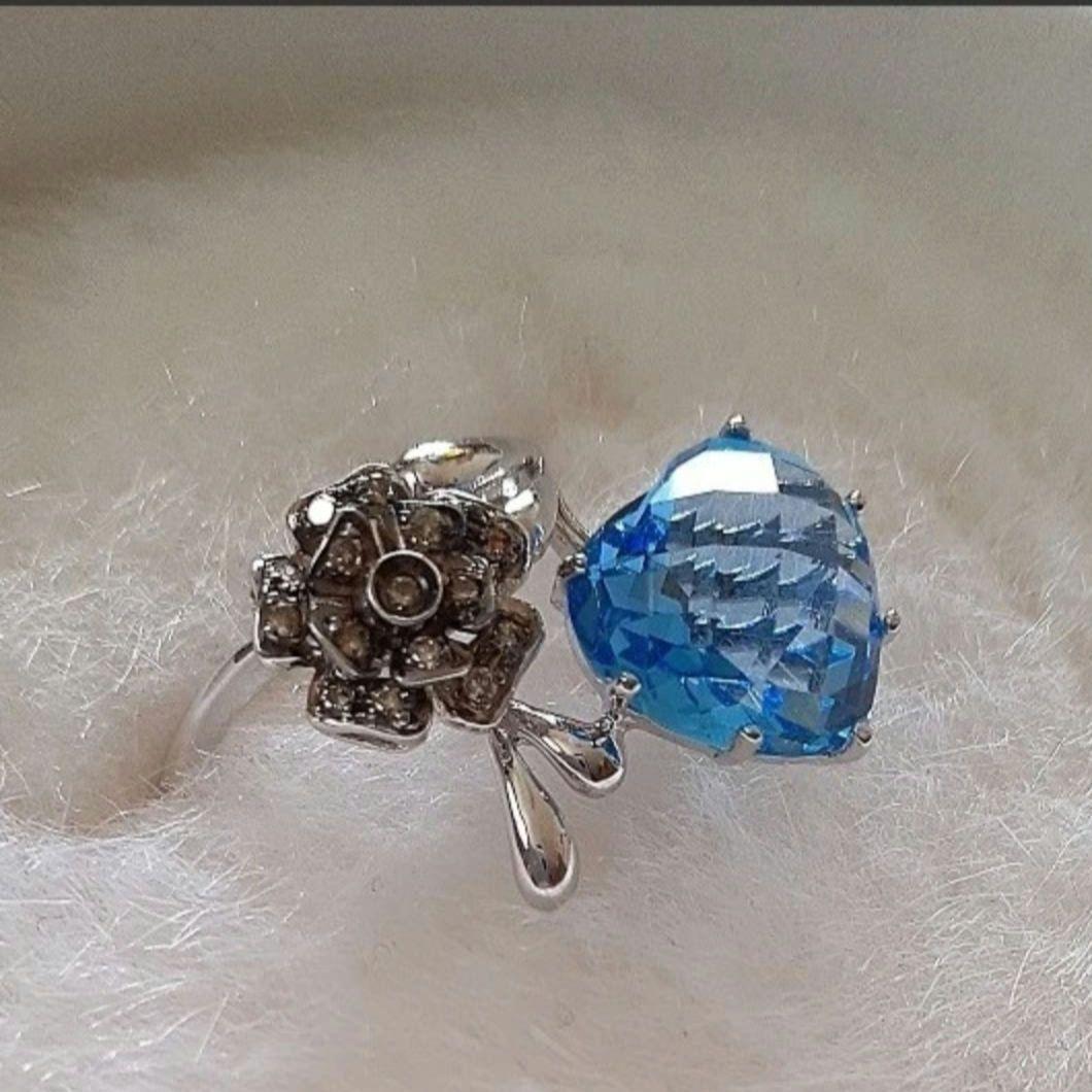 ハートブルートパーズk18wgリング