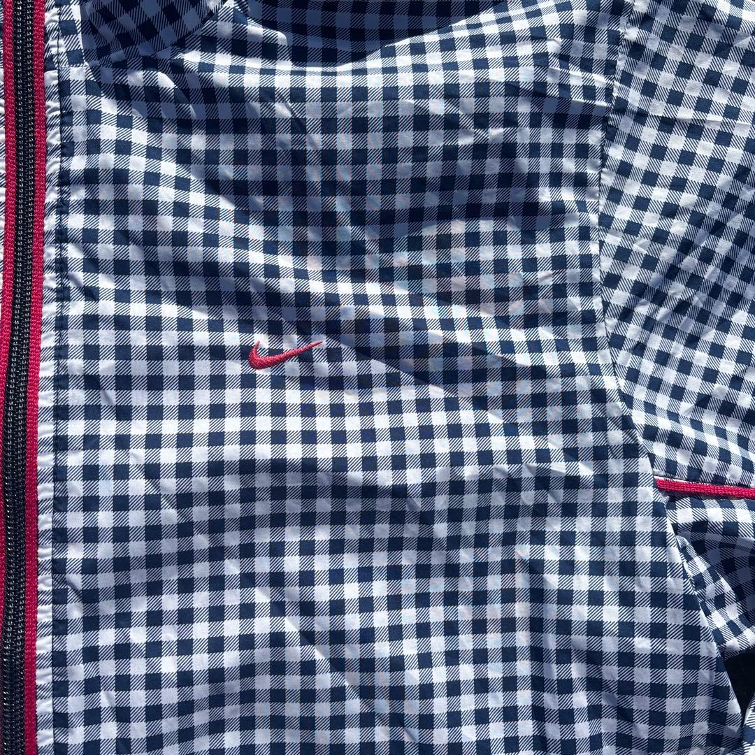 00s NIKE チェック ナイロンジャケット テックy2k archive - メルカリ