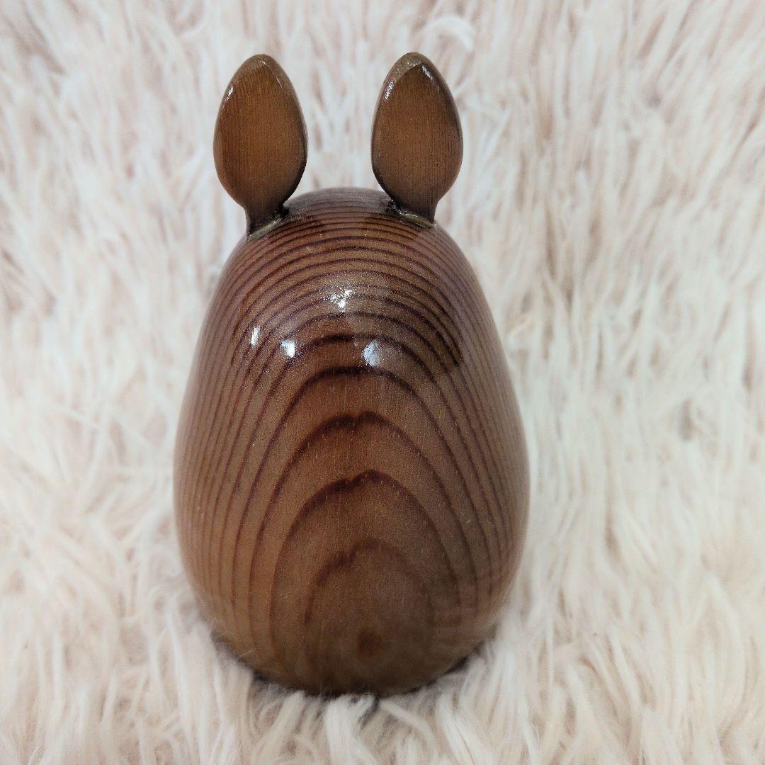 木彫りのトトロ 工房西岡 直筆サイン入り となりのトトロ ジブリ