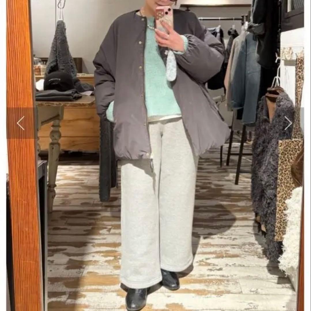 ピュアルセシン フレンチダックダウンサイドジップジャケット