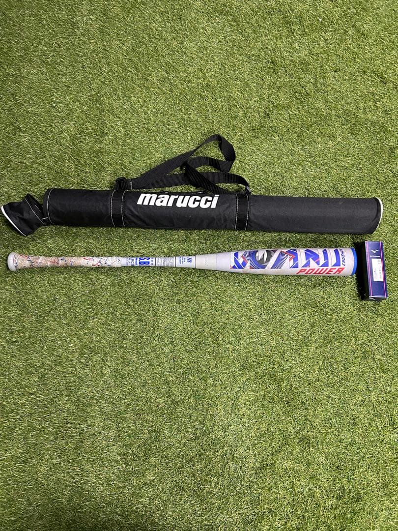 marucci POWER バット　83センチ青ワニバットケース付き