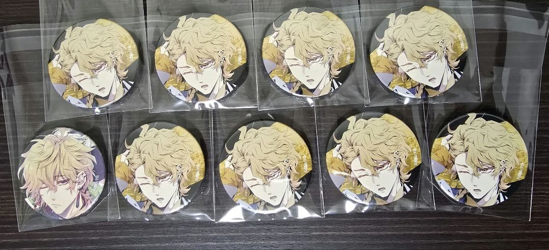 泡沫のユークロニア　露草　缶バッジ　クリアカード　リング　セット