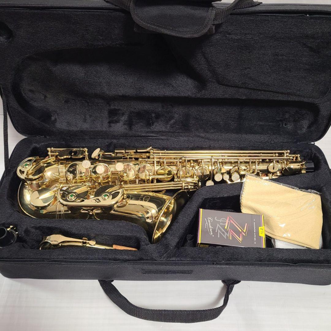 美品 テナーサックス SELVA 管楽器 ケース付 彫刻 セット アルト