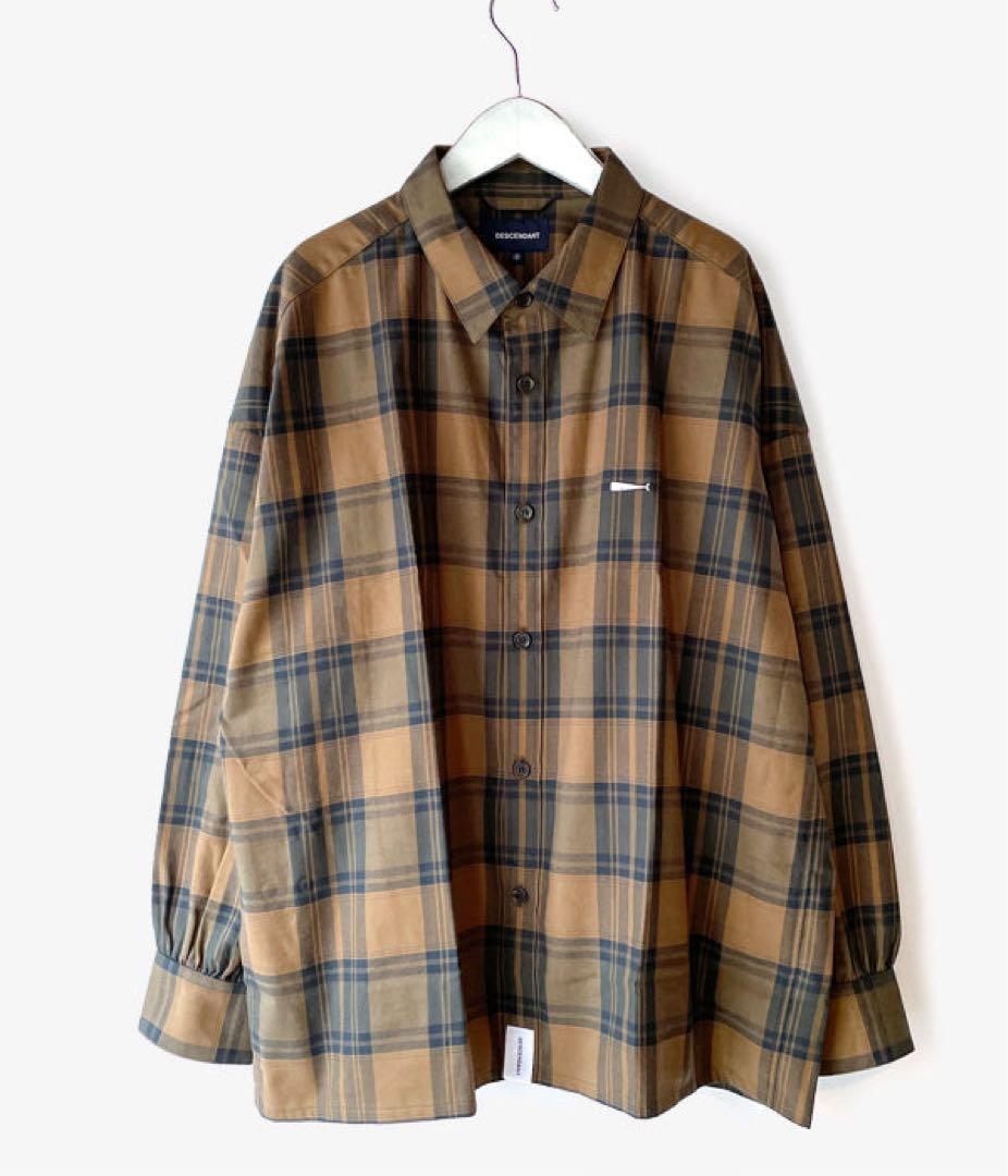 【美品】DESCENDANT GORDIE PLAID LS SHIRT