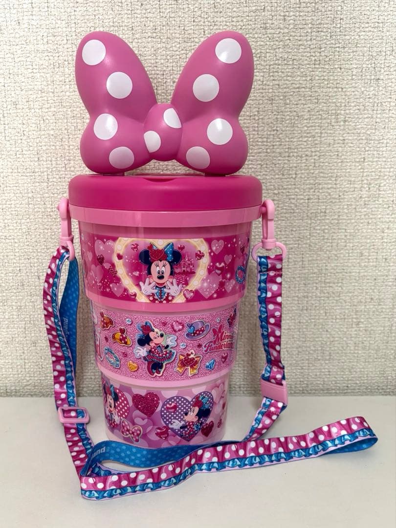 ミニー＠ファンダーランド　パルパル　ポップコーンバケット　ミニファン