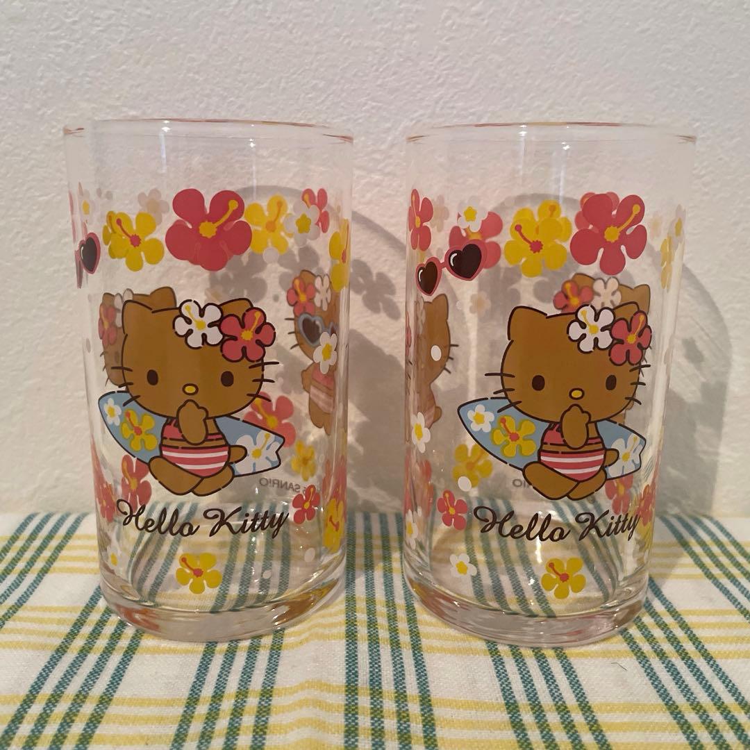 ハローキティ 1番くじ 日焼けキティ グラス 2個セット - メルカリ