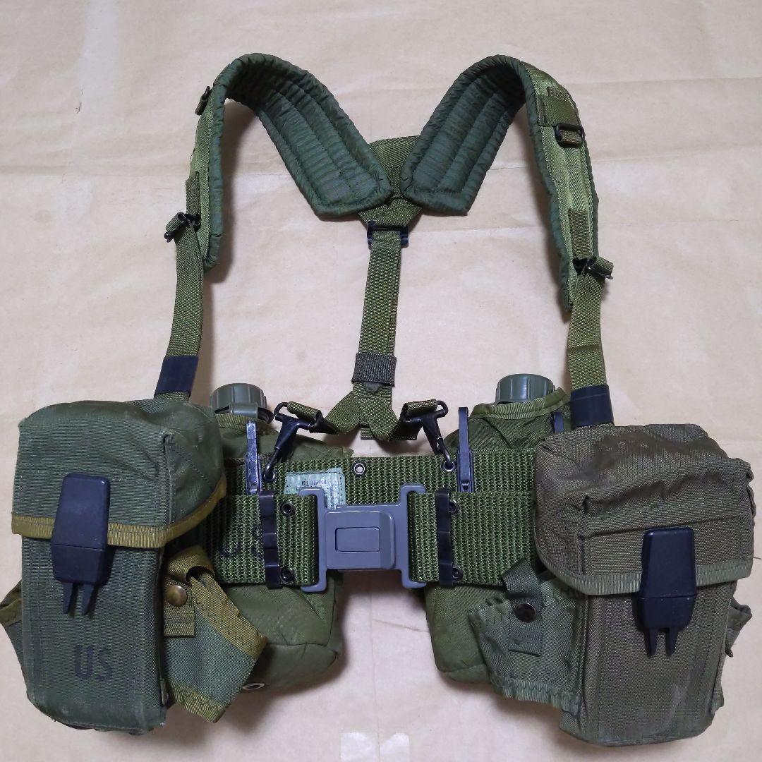 アメリカ軍ALICE装備LC−2ベルト/サスペンダー/ポーチ/カバー 実物中古品