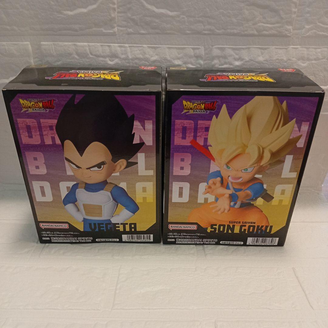 箱無し発送】ドラゴンボールDAIMA ベジータ・超サイヤ人悟空 ミニ