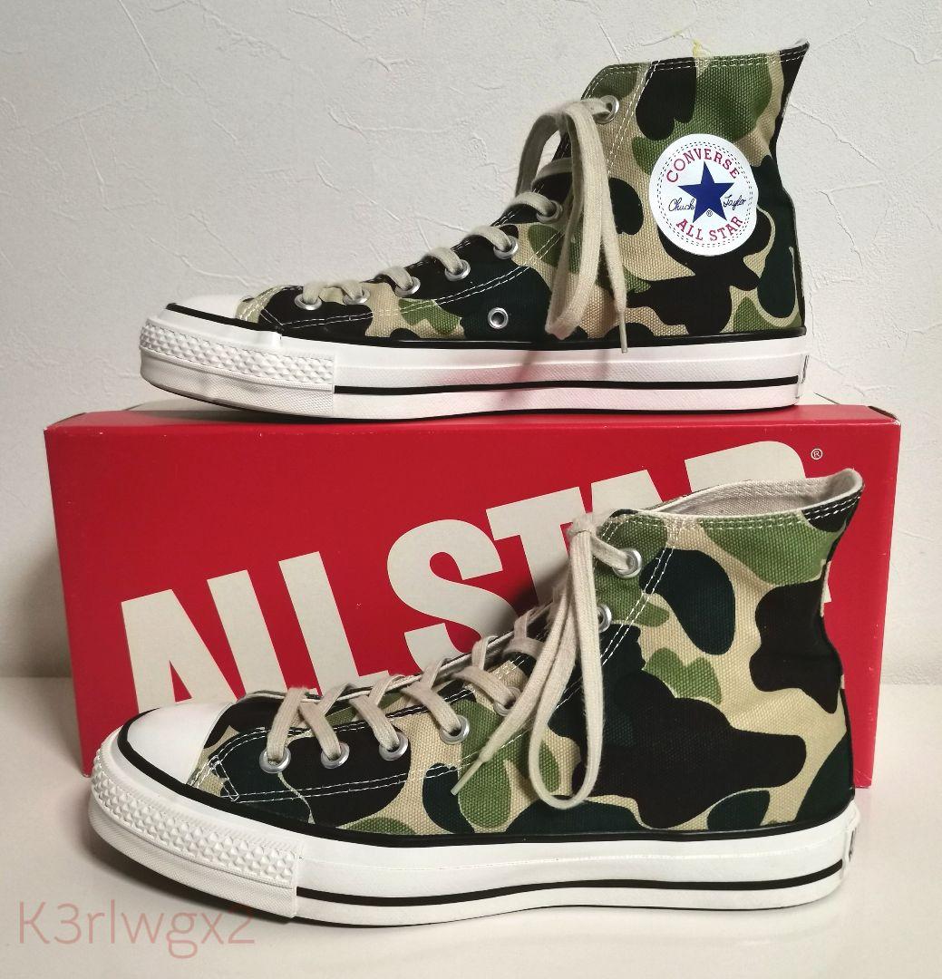 日本製 CONVERSE ALL STAR J 83 CAMO HI コンバース