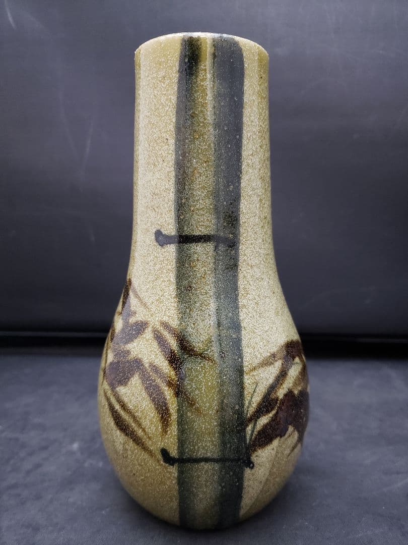 絵唐津皆具 古川華山作 清寂 茶道具 水指 建水 蓋置 花器 竹柄 - メルカリ