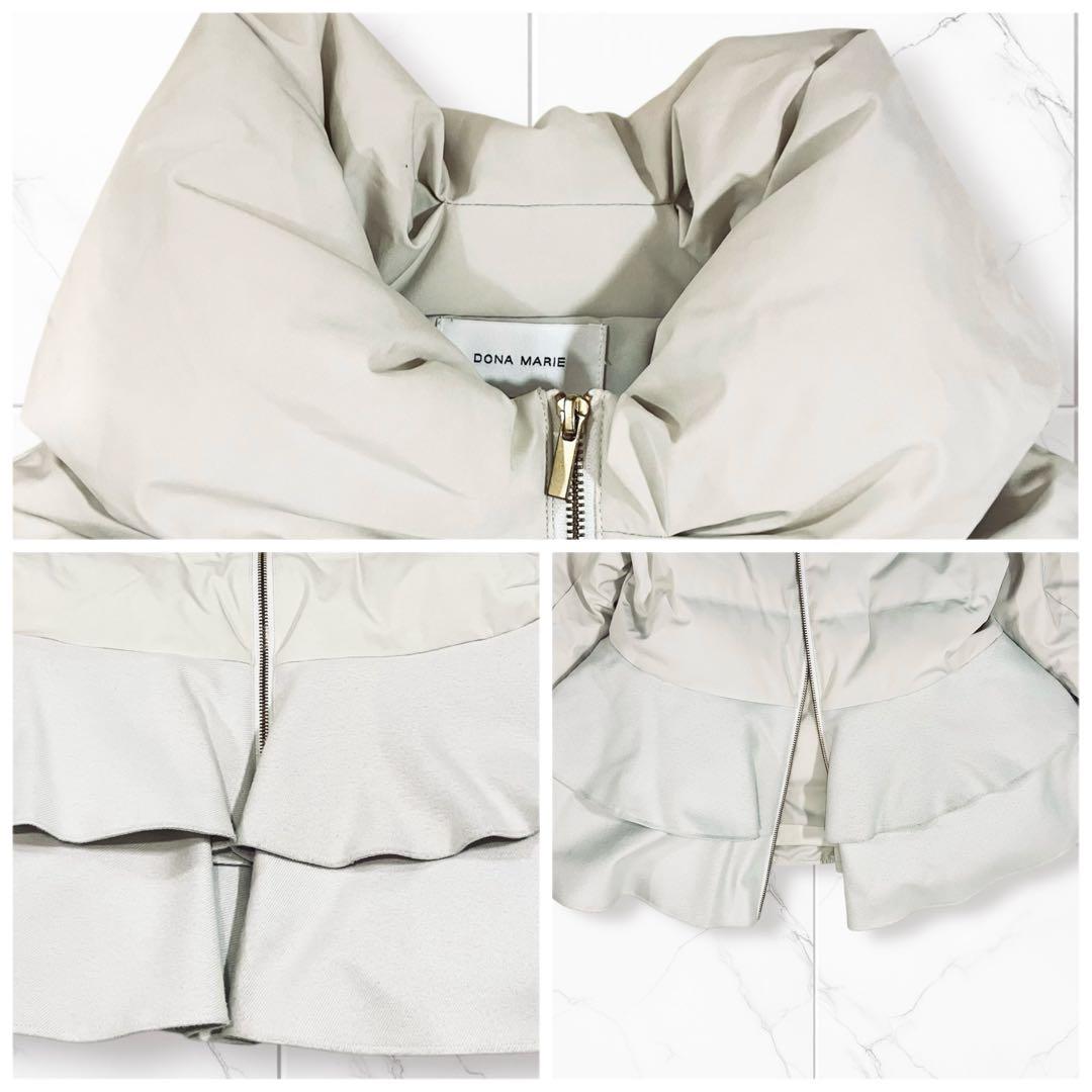ridamamaさま フリル ダウンジャケット DONA MARIE M - メルカリ