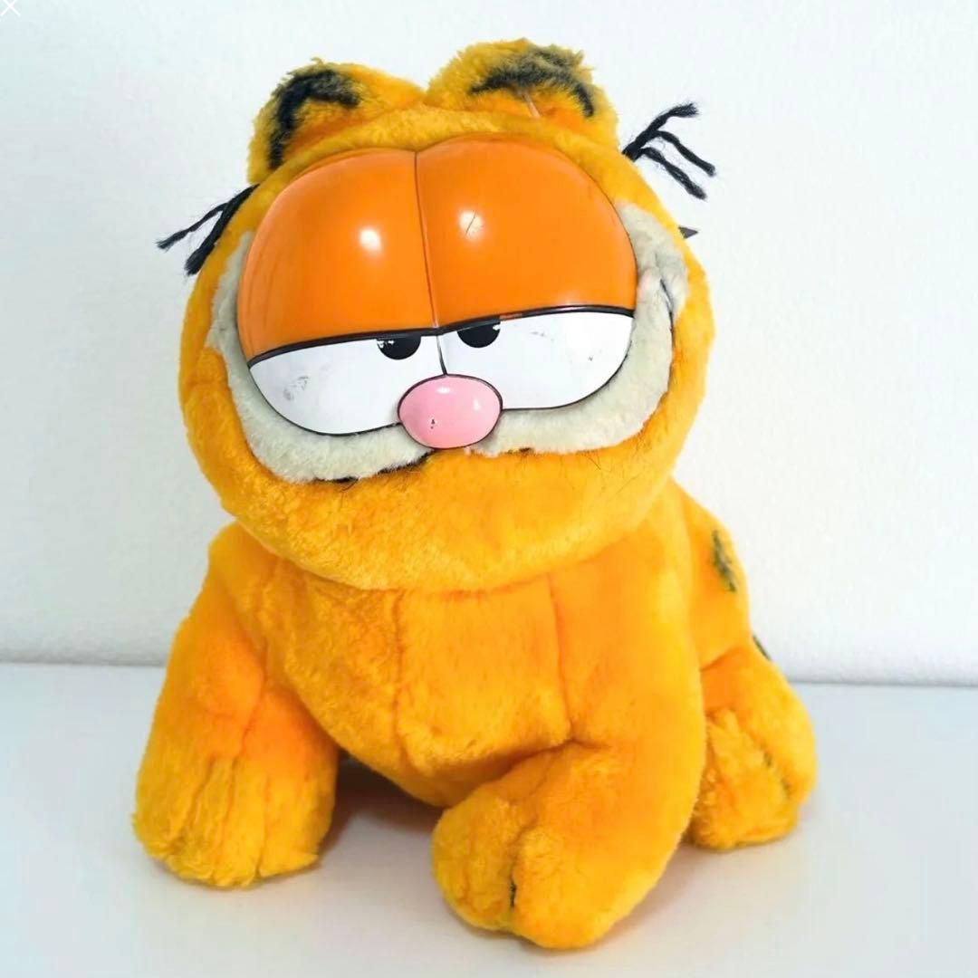 Garfield ガーフィールド ぬいぐるみ レトロ 当時物 1978年 タグ