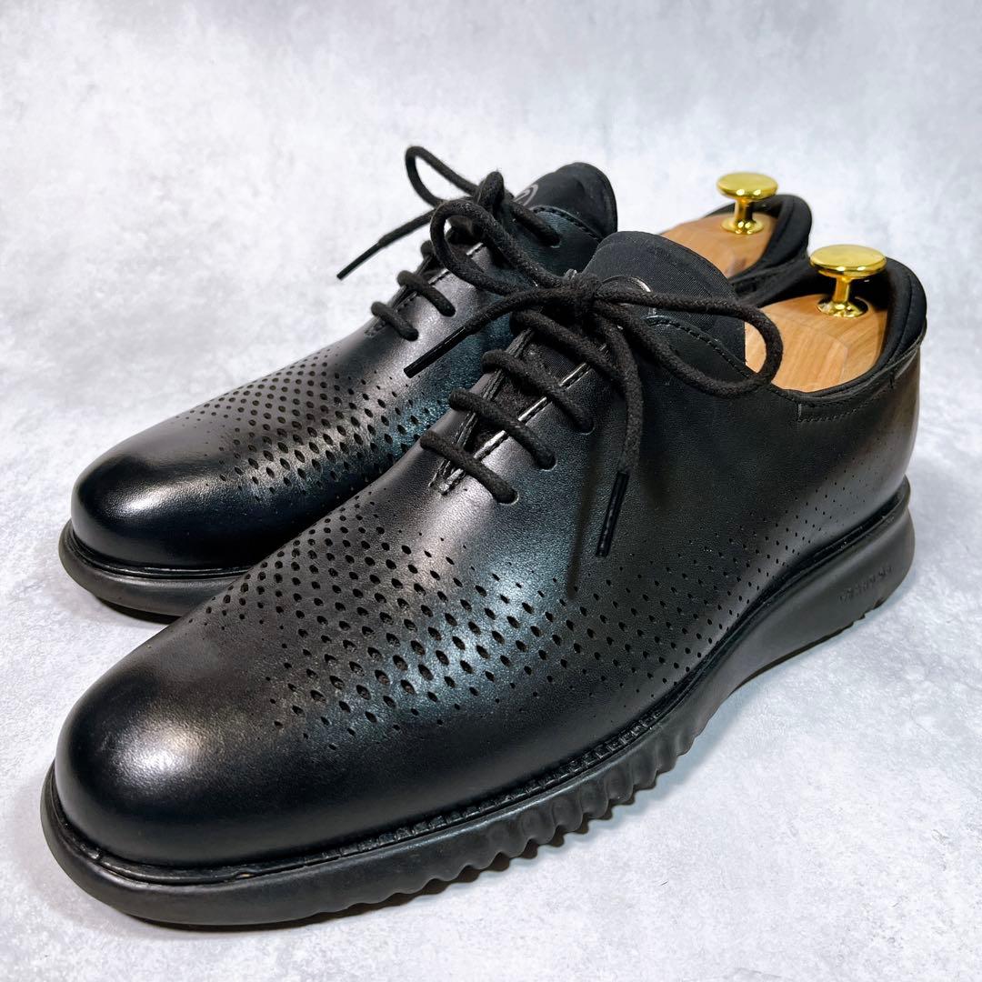 極美品【コールハーン】ゼログランド (8) レーザー ウィング　オックスフォード COLE HAAN（コールハーン） 「コールハーン」ZEROGRAND WING OXFORD