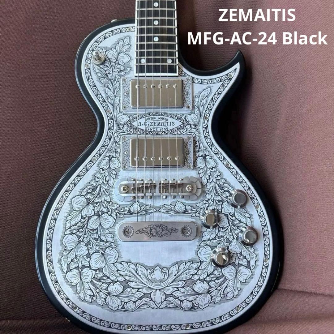 【〜1/5まで】ZEMAITIS MFG-AC-24 Black Zemaitis MFG-AC-24 Diamond & Z Black made in japan w/hard case