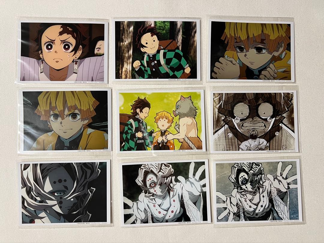 鬼滅の刃　場面写　ブロマイド　9枚セット WEBSHOP】 テレビアニメ「鬼滅の刃」刀鍛冶の里編 -リアルタイムカフェ