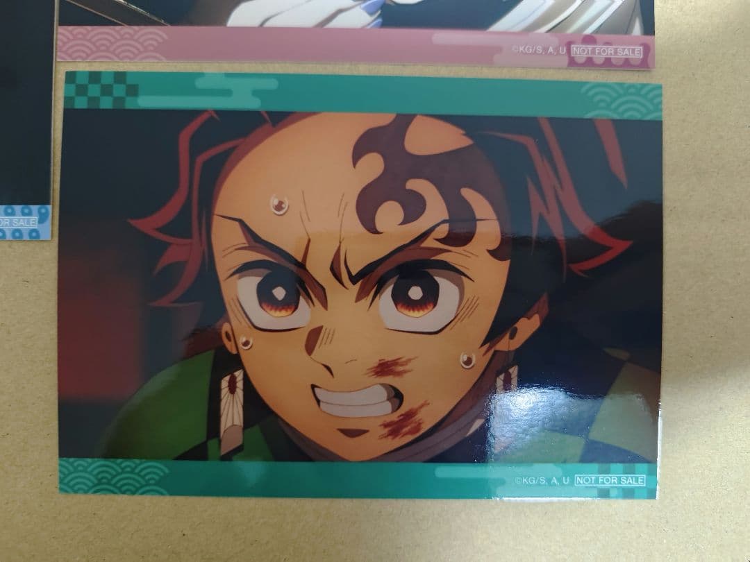 鬼滅の刃 ジャンプフェスタ AMNIBUS 特典 ブロマイド 7枚セット