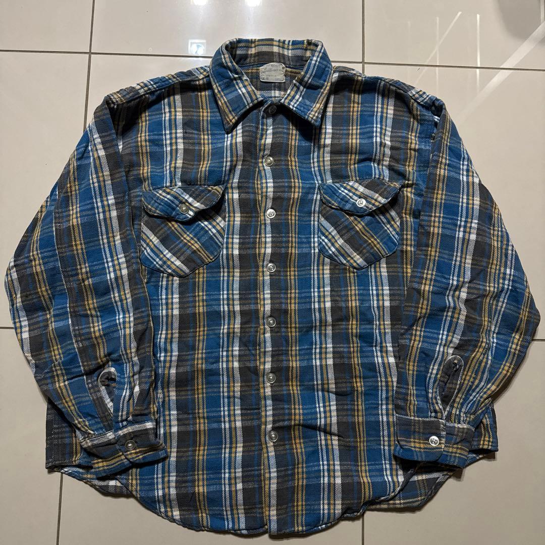 1960's OSH KOSH フランネルシャツ LARGE ヴィンテージ