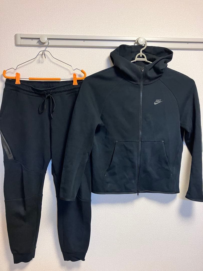 NIKE テックフリース　セットアップ　ブラックLサイズ ☆関税込☆Nike☆スポーツウェア テック フリース セットアップ (Nike