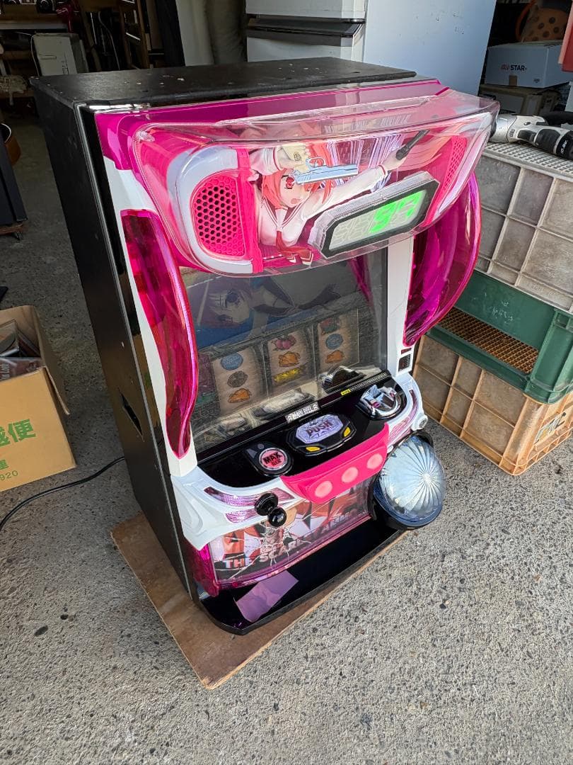 パチスロ実機 緋弾のアリアⅡ コイン不要機付 家庭用電源OK すぐ遊べる