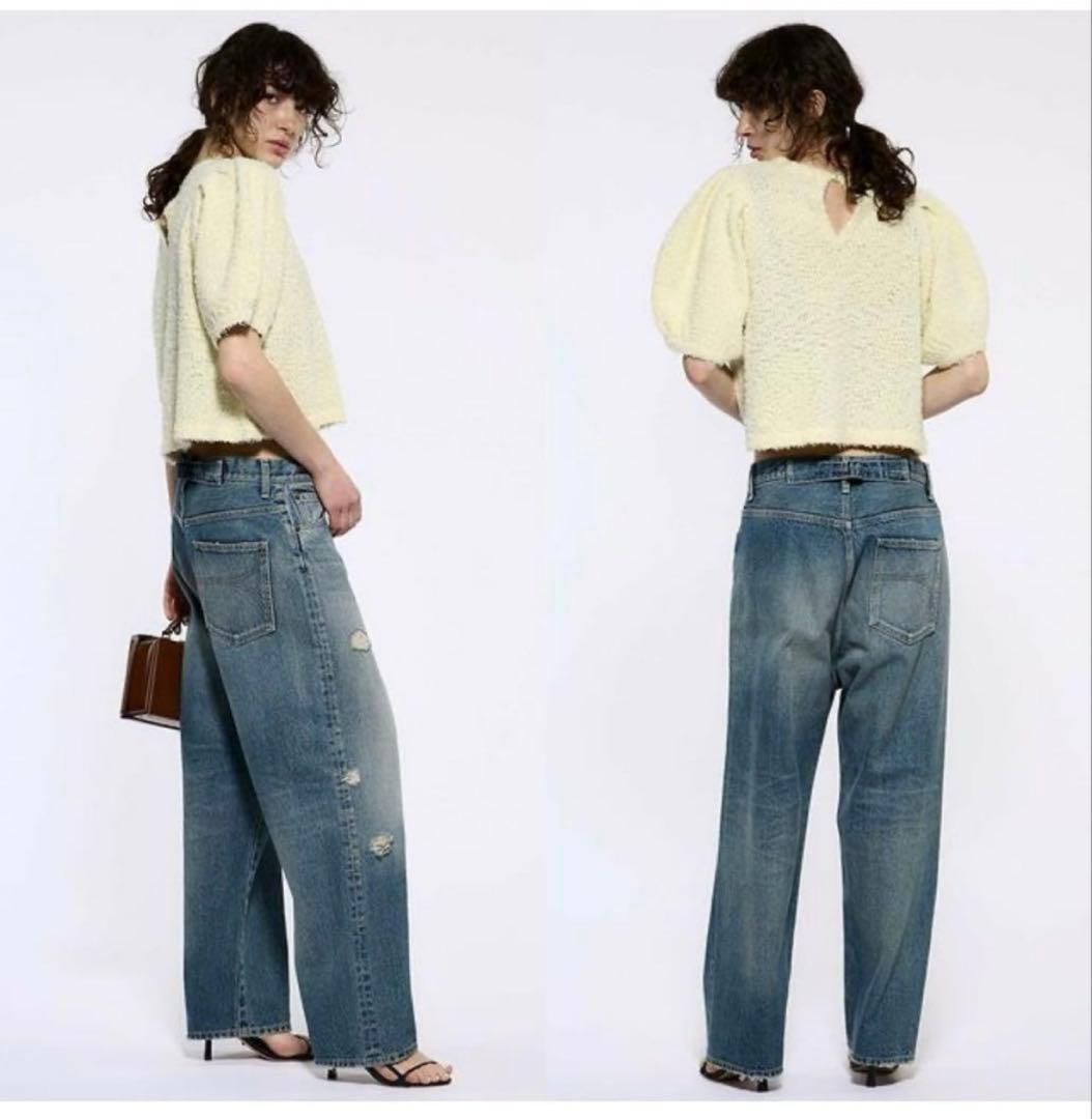 BRILL ブリル 13.2oz 5ポケット デニム ダメージ パンツ 38