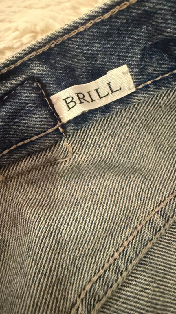 BRILL ブリル 13.2oz 5ポケット デニム ダメージ パンツ 38