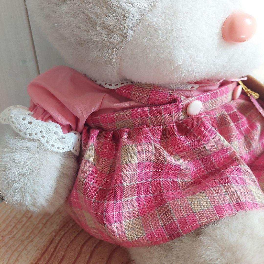 吉徳 ぬいぐるみ うさぎ タグ付き キャンディ よしとく 昭和 レトロ