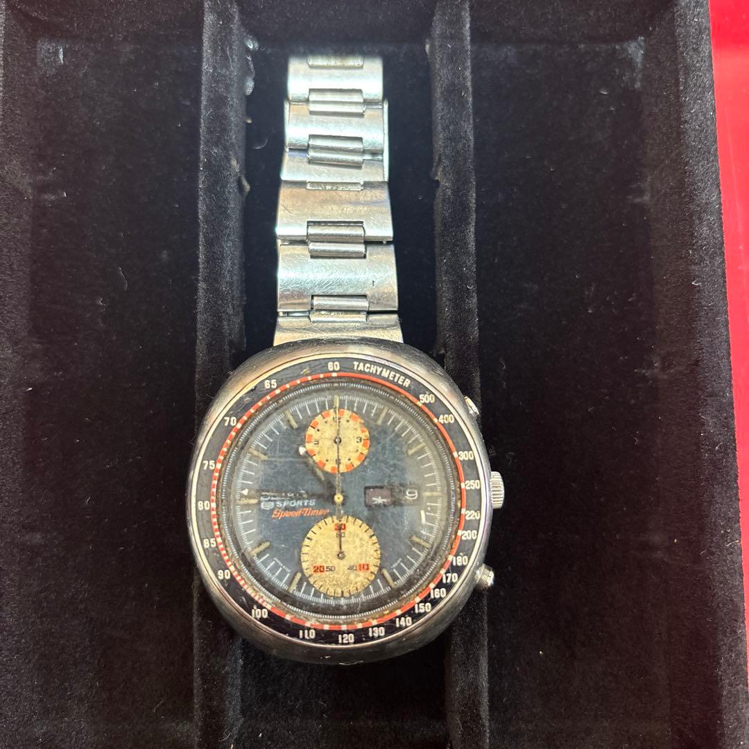 SEIKO クロノグラフ タキメーター付き　スピードタイマー　ジャンク