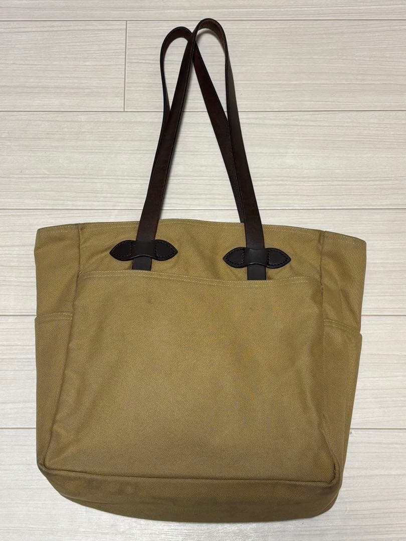 Filson キャンバス トートバッグ ベージュ カーキ