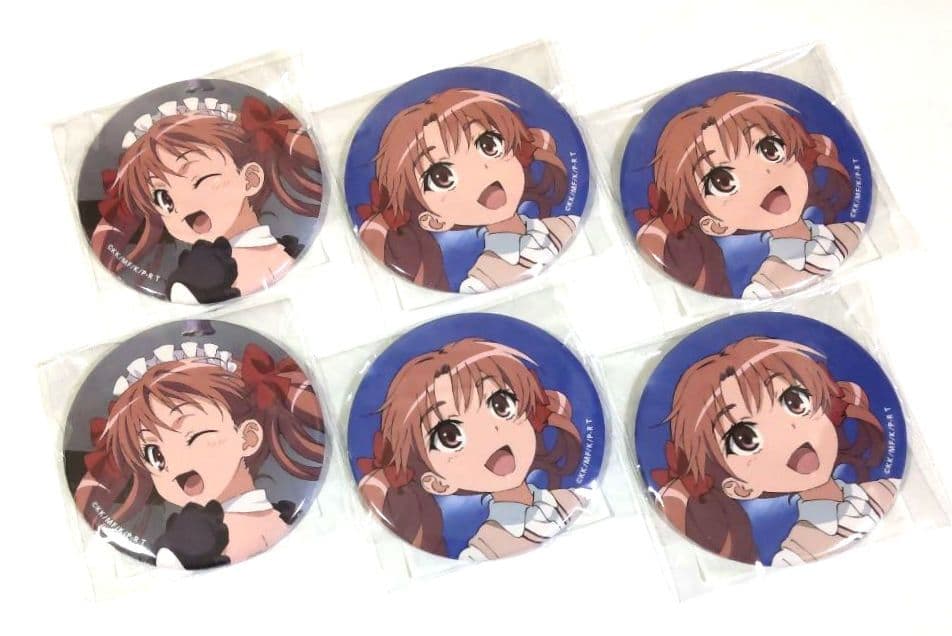 白井黒子 缶バッジ Newtype オンラインくじ くじ引き堂 6点セット