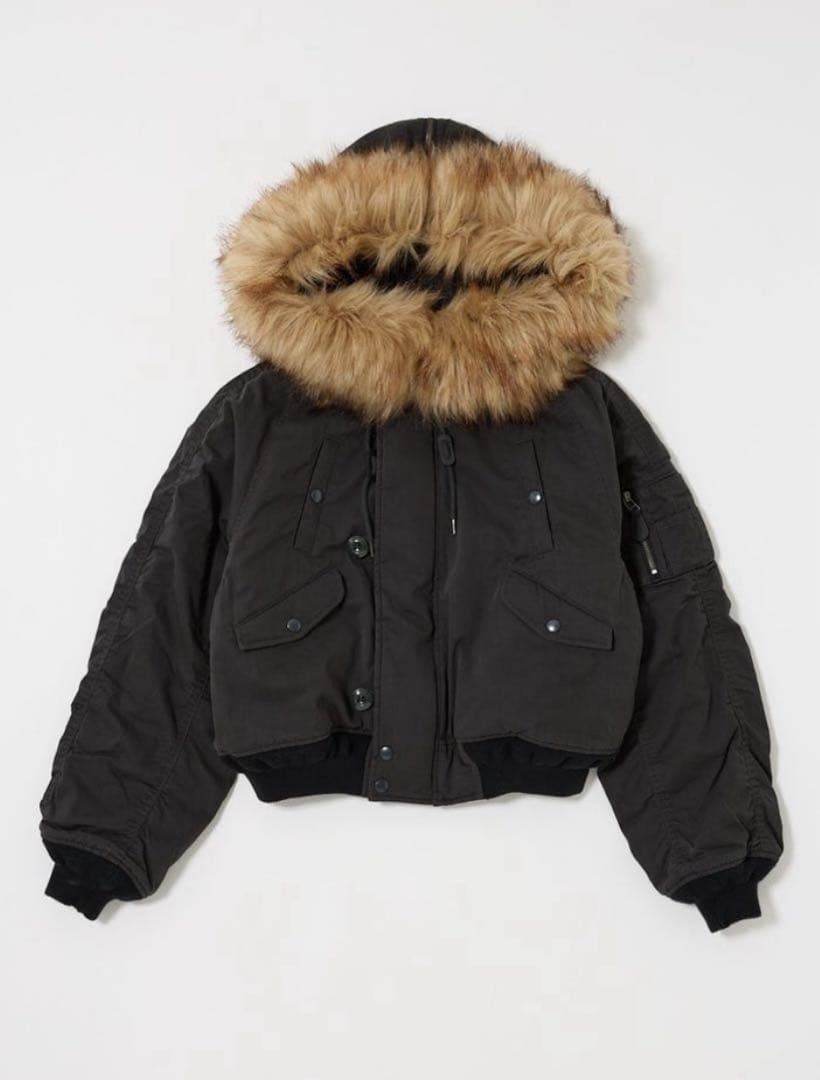 【美品】MOUSSY SHORT N2B ライトブラック