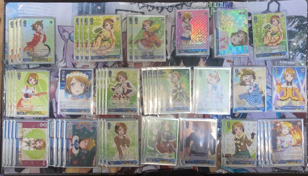 小泉花陽の単体デッキとサインカード3枚セット