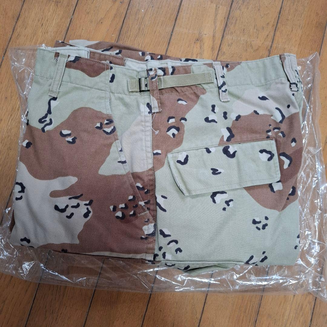 米軍実物 未使用 BDUパンツ チョコチップカモ サイズミディアム