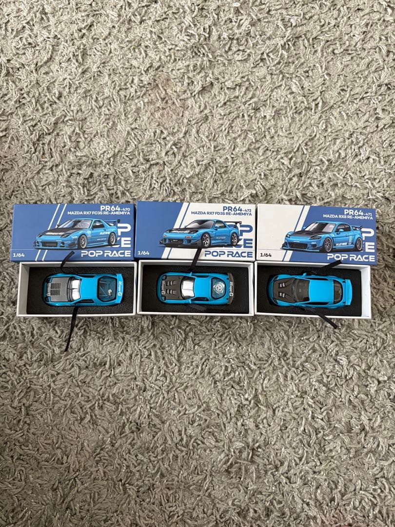 東京オートサロン poprace MAZDA RX7 RE-雨宮 3台セット