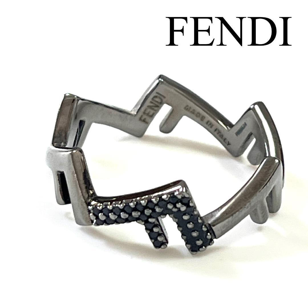 FENDI フェンディ　リング　ファイブリング ルテニウムカラー　M FENDI フェンディ/フェンディ ファイブリング (FENDI/指輪・リング