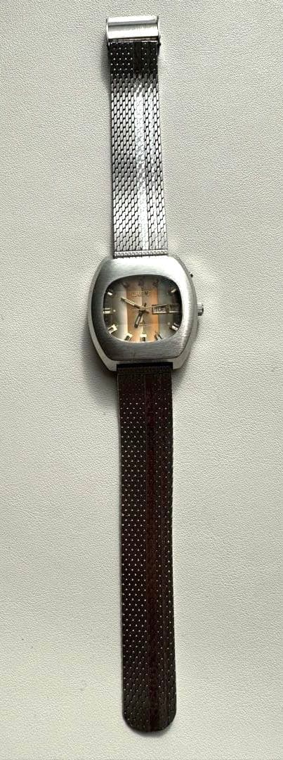 【希少】ORIENT クロノエース ジャガーフォーカスビンテージ 23石腕時計 デッドストック オリエント クロノエース ジャガーフォーカス 白シェル