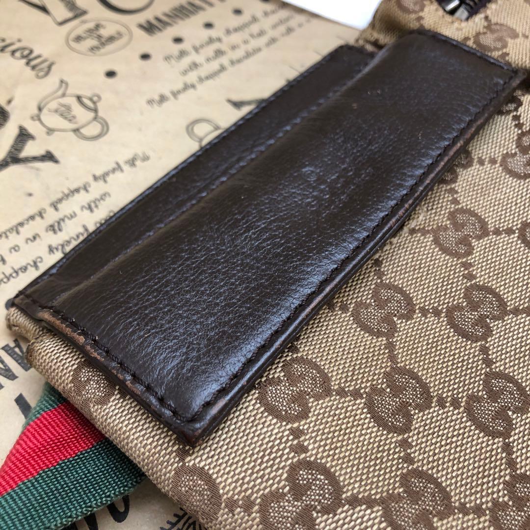 グッチ GG柄 シェリーライン ボティー バッグ キャンバス S3124 - メルカリ