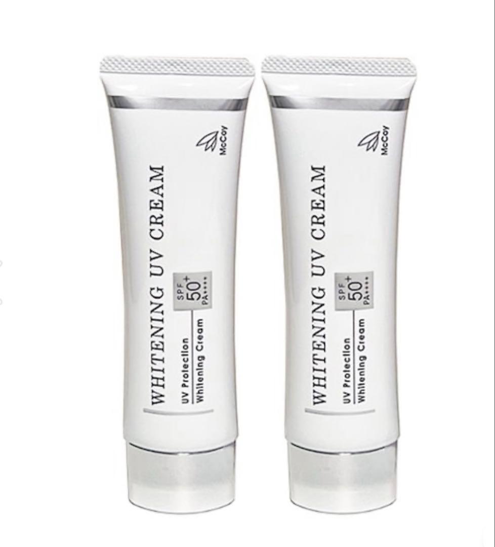 mccoy 薬用UVクリームWP　50ｇ×2個　正規品日焼け止め