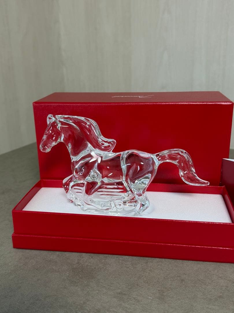 Baccarat 2026・干支馬の置物　 クリスタル　新作・新品 バカラ（Baccarat） バカラ2026 干支【馬】 彫刻込み価格 干支
