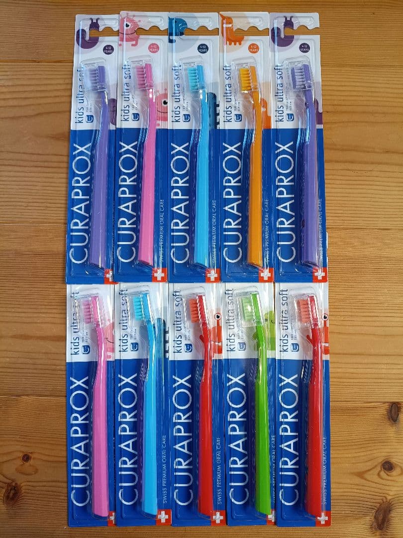 CURAPROX キッズ ウルトラソフト歯ブラシ 10本セット