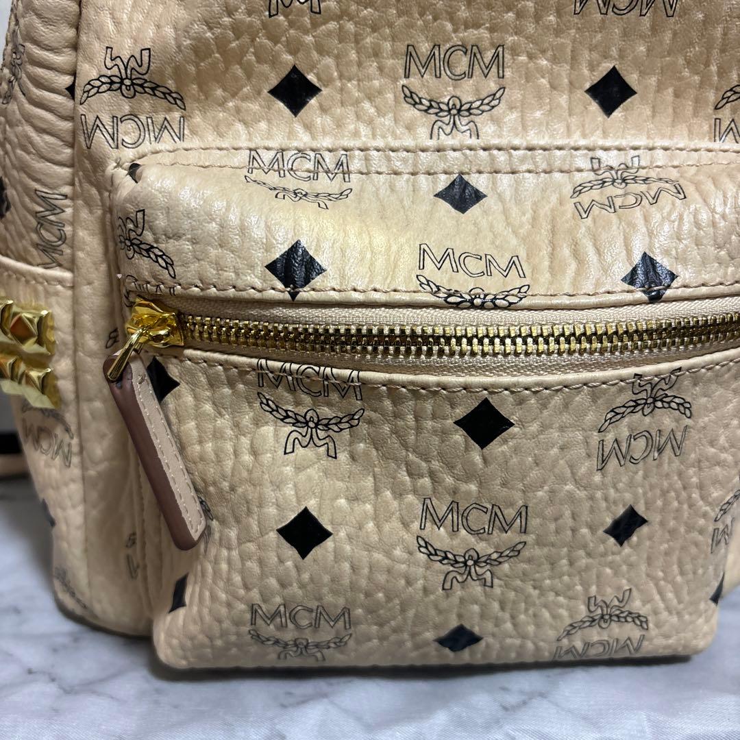 MCM エムシーエム ヴィセトス リュックサック デイパック ベージュ