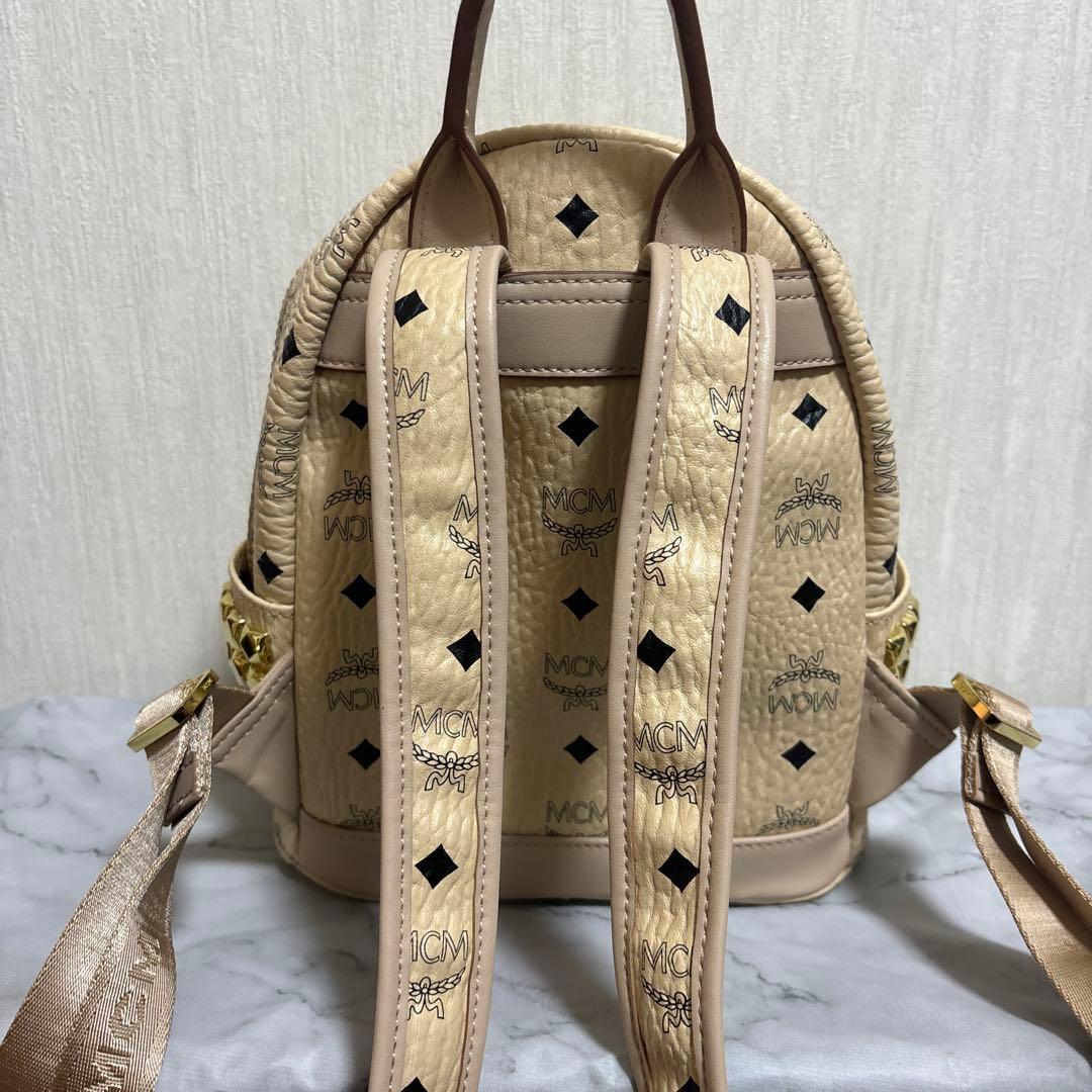 MCM エムシーエム ヴィセトス リュックサック デイパック ベージュ