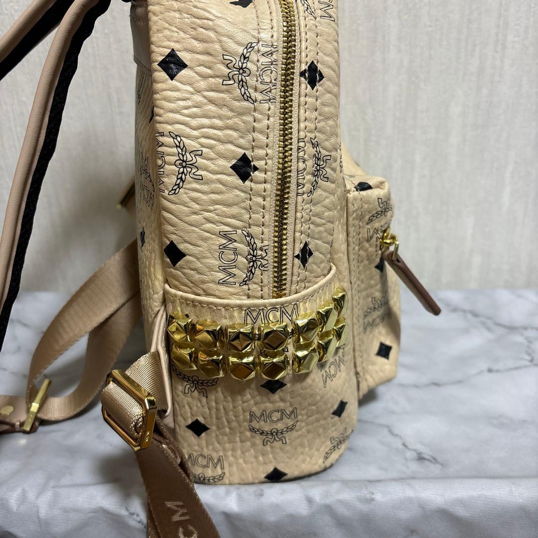 MCM エムシーエム ヴィセトス リュックサック デイパック ベージュ