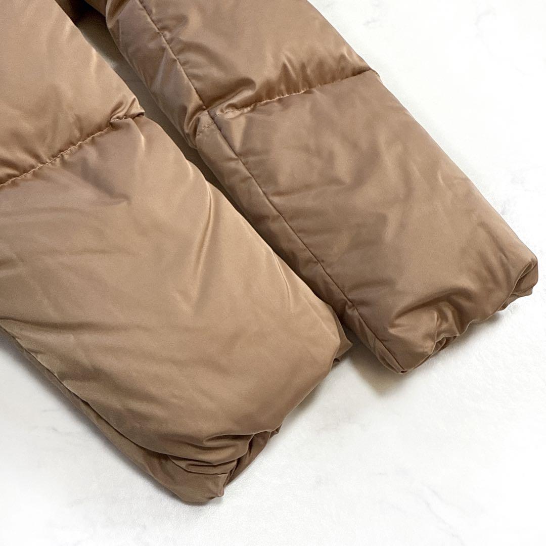 アナイ ANAYI マットサテンAラインダウンコート 36 キャメル - メルカリ