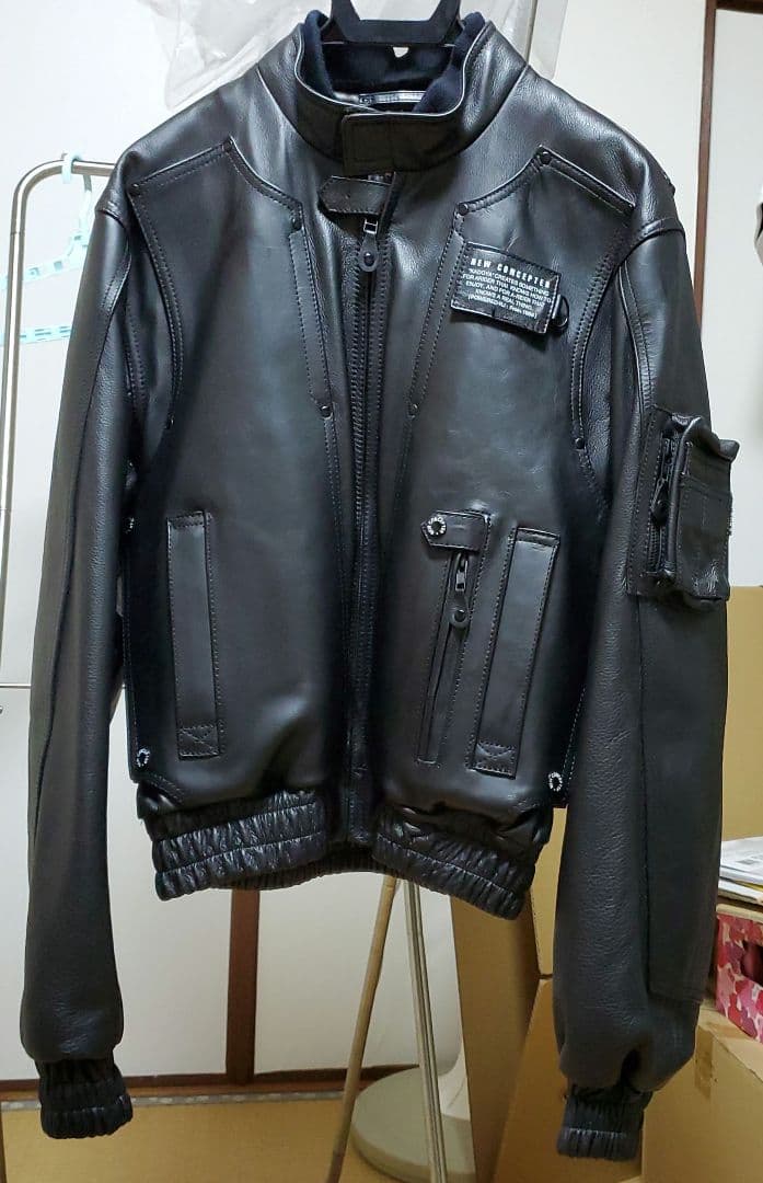 KADOYA NEW CONCEPTER 3L レザージャケット 希少サイズ 3L ビックサイズ】KADOYA カドヤ NEW CONCEPTER カウレザー