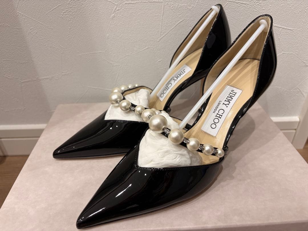 JIMMY CHOO ブラック パンプス
