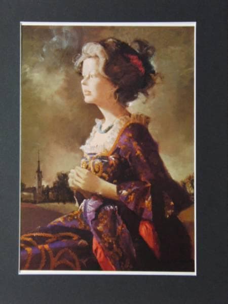 宮永岳彦、麗、限定200部・高級画版、新品額付