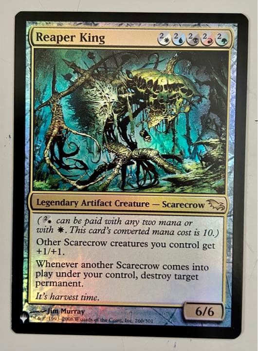 ◇Mtg「刈り取りの王 Reaper King」Foil/カカシ場に出るたび破壊