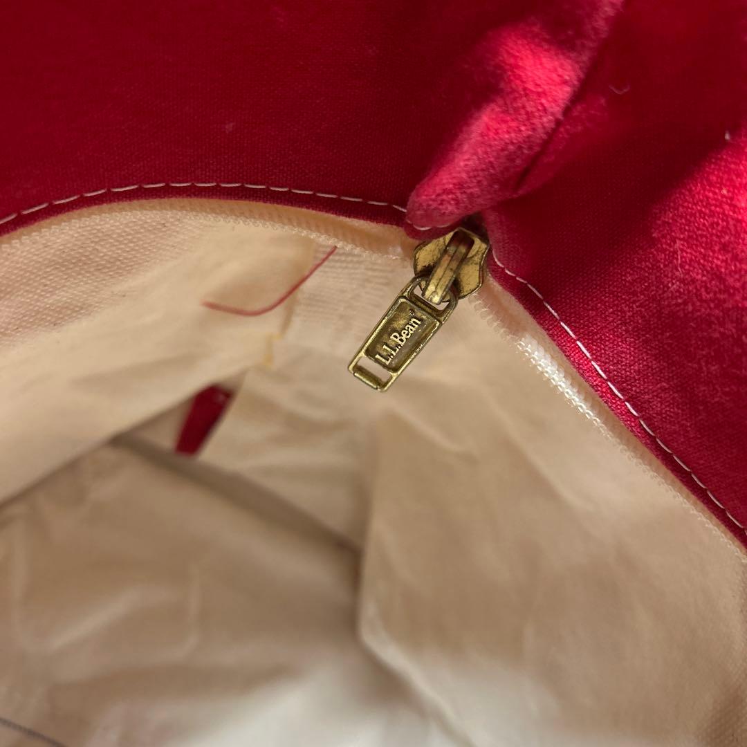 L.L.Bean Boat and Tote トートバッグ　ｌサイズ　ファスナー